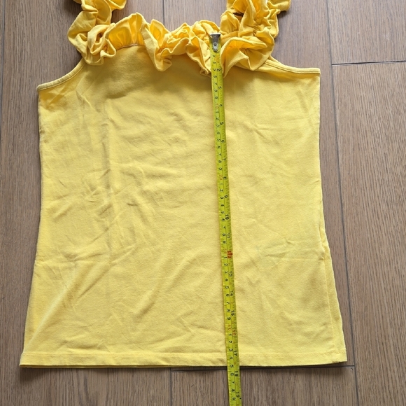 Only Yellow Ruffled Tank Top - Picture 7 of 7